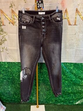 #248 Vervet Distressed High Rise Skinny Jeans Size 30